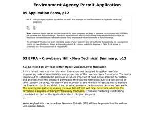 EA Permit extracts