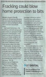 Insurance risk Sunday Times