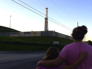Fracking rig in Pennsylvania