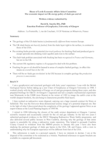 Submission to the House of Lords economic affairs select committee