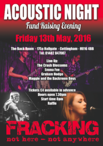 gig fundraiser Back Room
